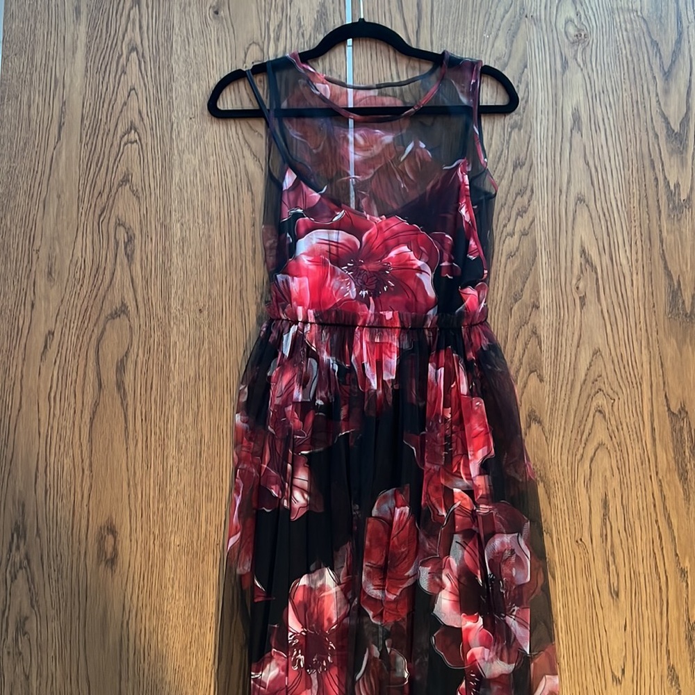 Forest Lily Floral Dress